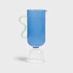 CARAFFA ACQUA TULIP BLU