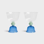 SET/2 BICCHIERI ACQUA TULIP
