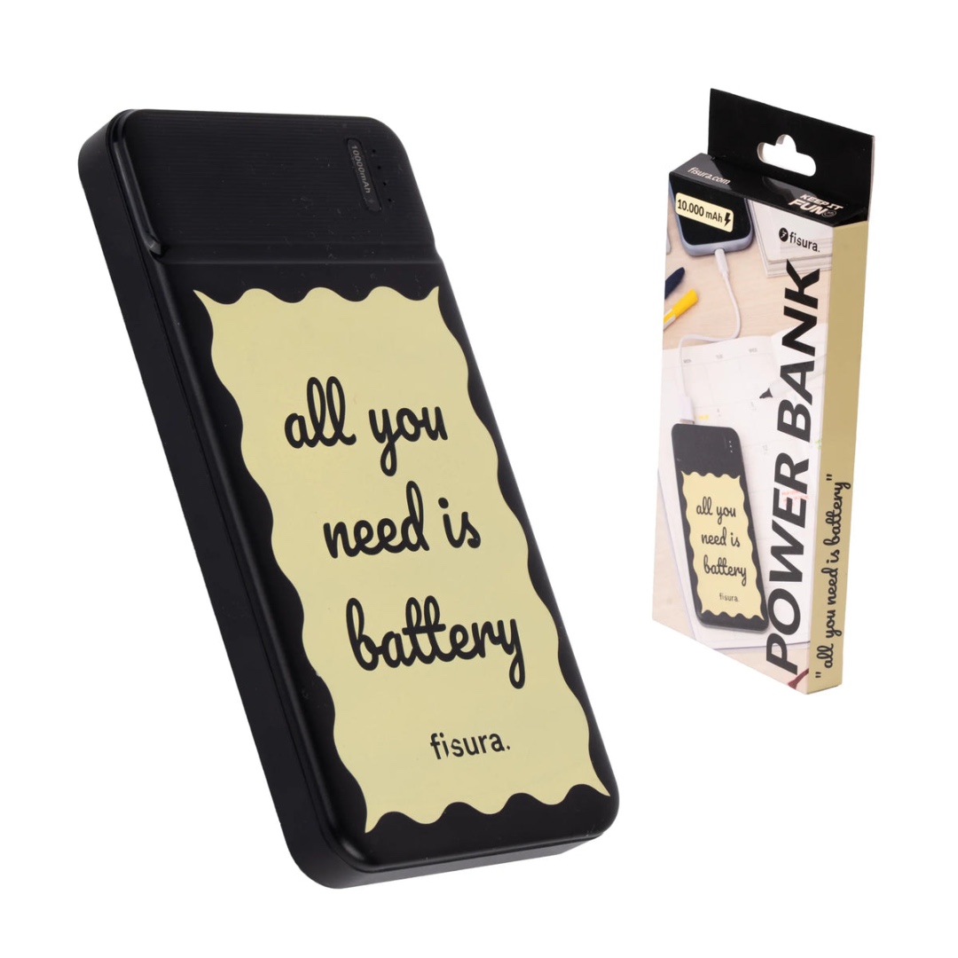BATTERIA PORTATILE “ALL YOU NEED IS BATTERY”